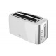 GRUNKEL - Grunkel TS-DOBLEMAXI tostadora 4 rebanada(s) 1400 W Plata, Blanco - ts-doblemaxi